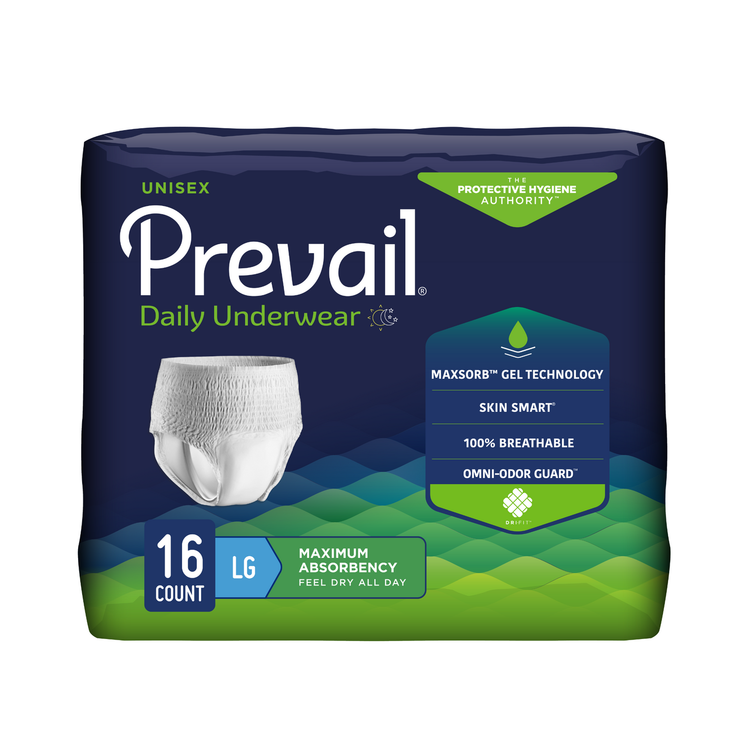 Prevail Pull-On Underwear, Maximum Absorbency