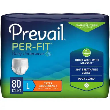 Prevail Per-Fit Pull-On Underwear, Extra Absorbency
