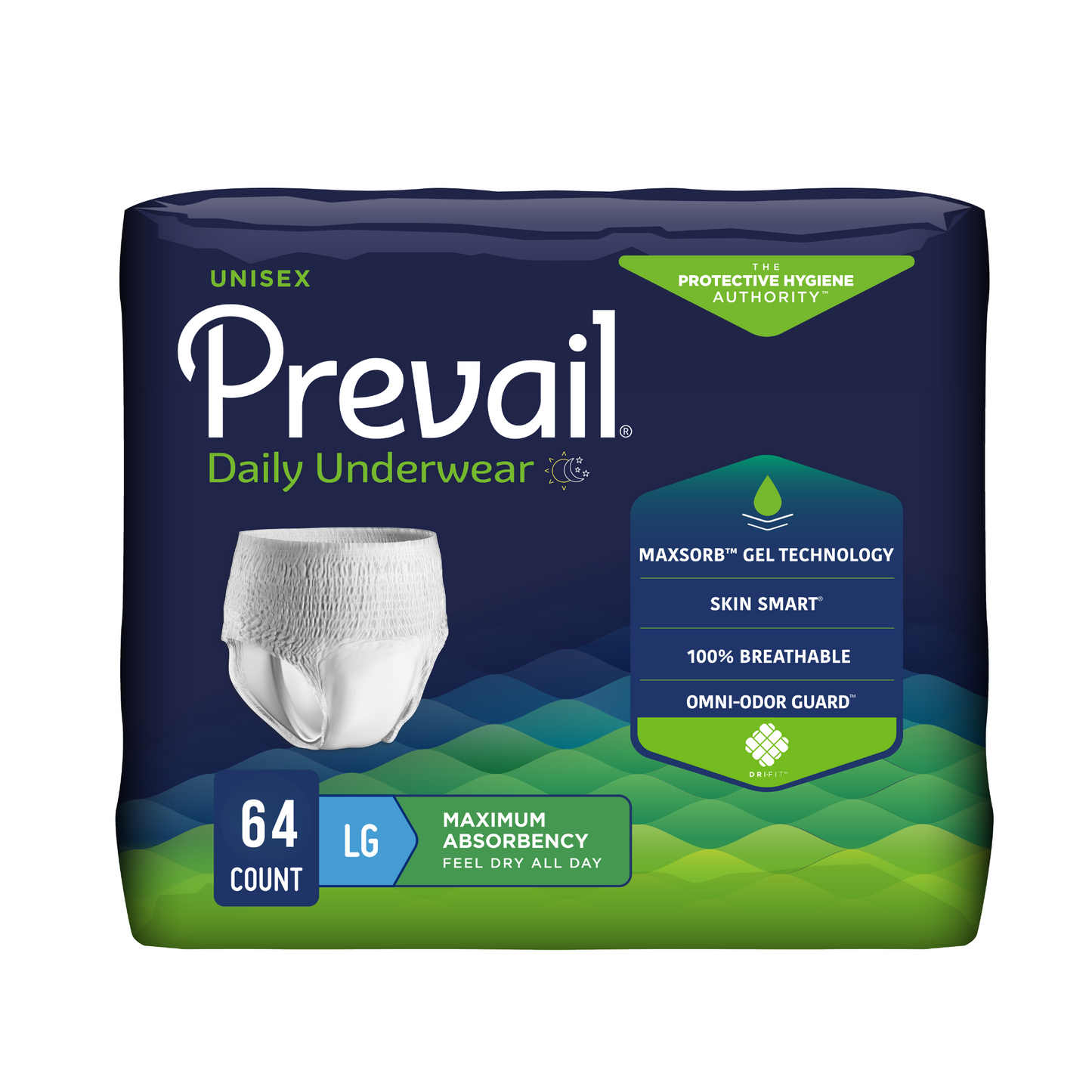 Prevail Pull-On Underwear, Maximum Absorbency