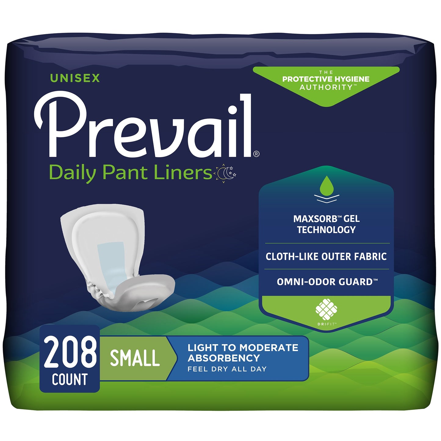 Prevail Pant Liners, Light to Maximum Absorbency