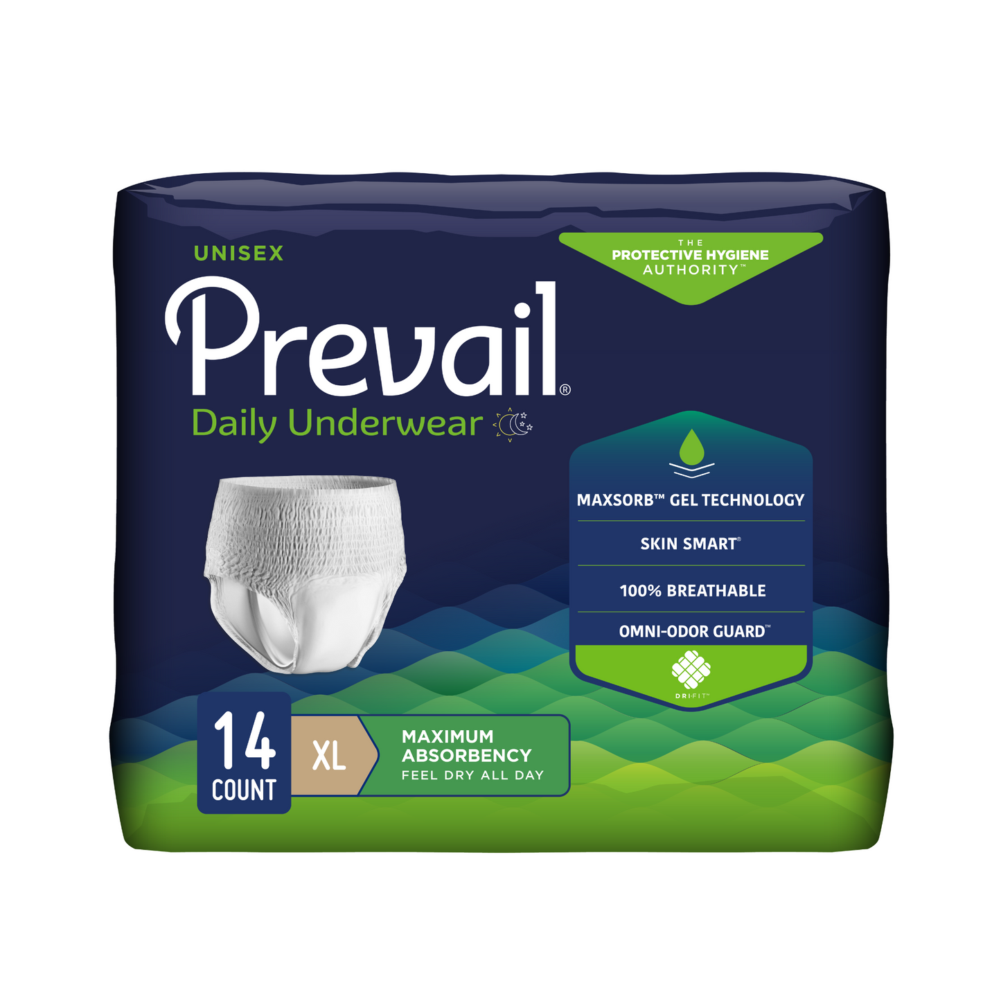 Prevail Pull-On Underwear, Maximum Absorbency
