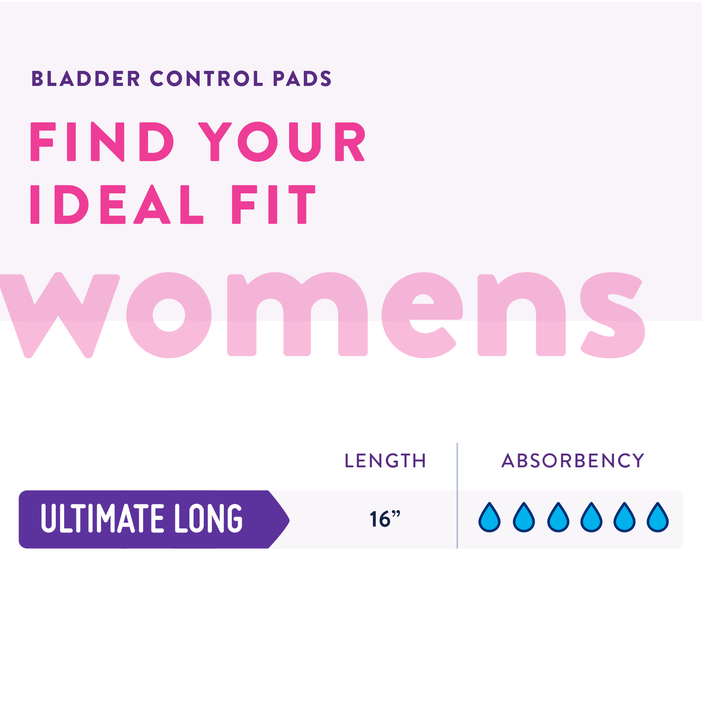 Prevail Bladder Control Pads for Women, Ultimate Absorbency