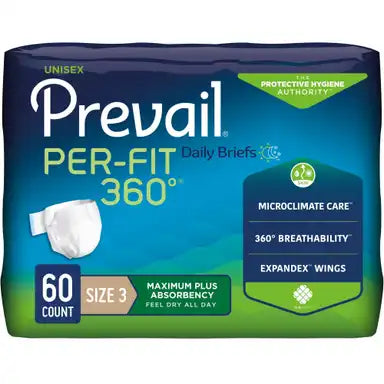 Prevail Per-Fit 360 Brief, Maximum Plus