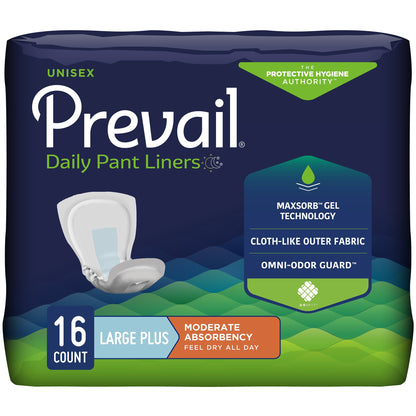 Prevail Pant Liners, Light to Maximum Absorbency