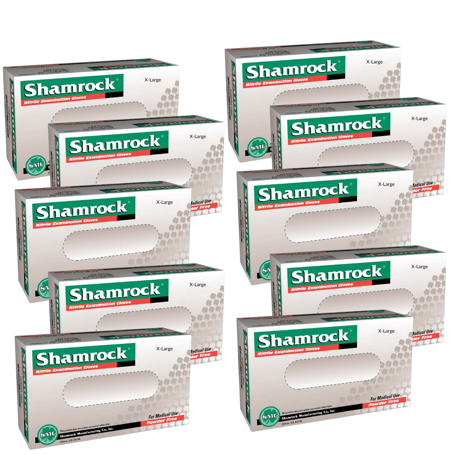 SHAMROCK NITRILE EXAM GLOVES