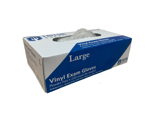 TRITON VINYL EXAM GLOVES