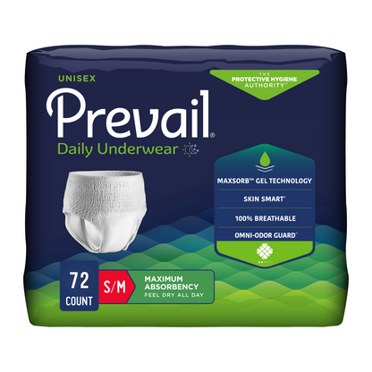 Prevail Pull-On Underwear, Maximum Absorbency